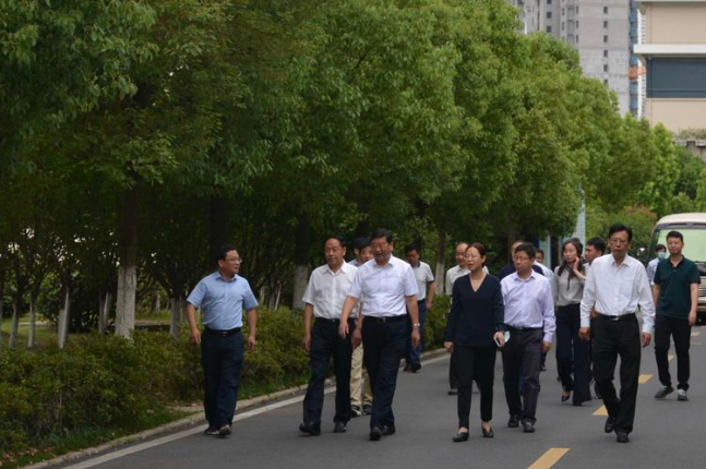 淮北市人大常委會一行考察調(diào)研合肥王小郢污水處理有限公司